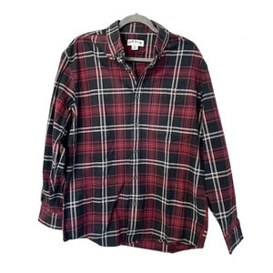 Orvis Plaid Button Down Long Sleeve Shirt Size Medium GUC